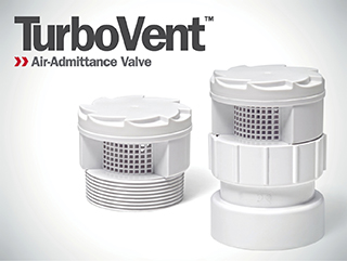 Show the TurboVent Air Admittance Valve