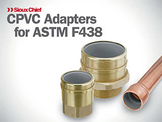 Show the CPVC Adapters for ASTM F438