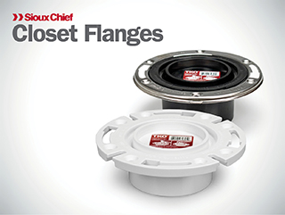 Show the Closet Flanges