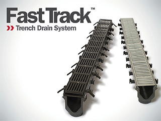 Show the FastTrack Trench Drain System