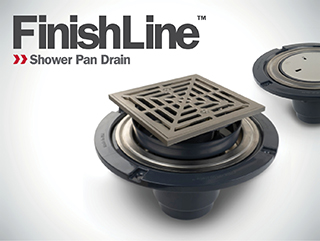 Show the FinishLine Shower Pan Drain