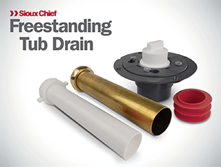 Show the Freestanding Tub Drains