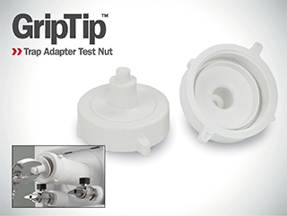 Show the GripTip Trap Adapter Test Nut