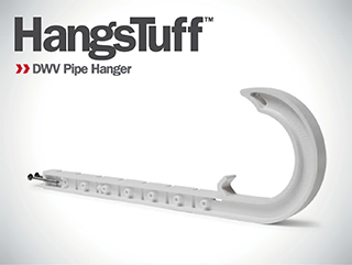 Show the HangsTuff DWV Pipe Hanger