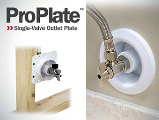 Show the ProPlate Single Valve Outlet Plate
