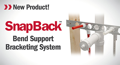 Show the SnapBack Bend Support Bracketing System