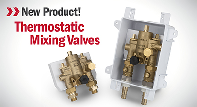 Show the Thermostatic Mixing Valves